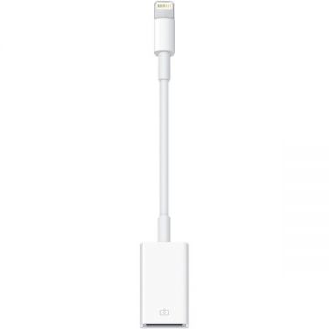 Apple Adaptor Apple MD821ZM/A pentru camera de la Lightning la USB, alb