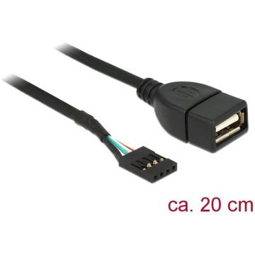 Delock Delock Cable USB 2.0 type-A female to pin header