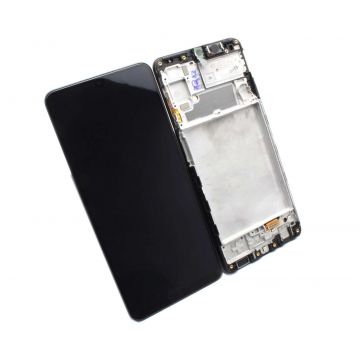 Display Samsung Galaxy A22 4G A225 Display Original Service Pack cu Rama Neagra