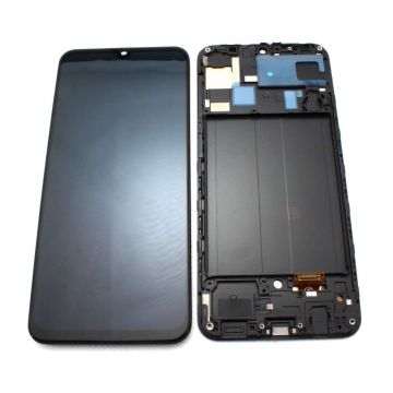 Display Samsung Galaxy A30 A305 Oled cu Rama Black Negru