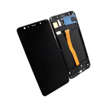 Display Samsung Galaxy A7 2018 A750 Display OLED cu Rama Black Negru
