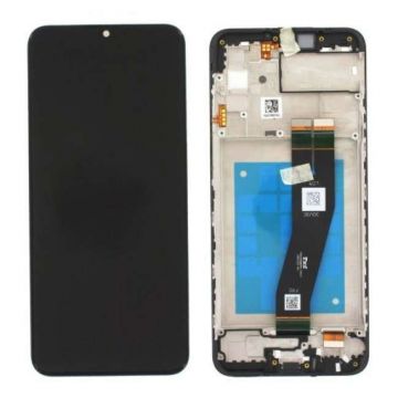 Display Samsung Galaxy M02s M025F Display Original Service Pack Black Negru VARIANTA LUNGA CU STICLA 162mm