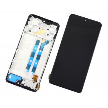 Display Xiaomi Poco X4 Pro 5G OLED cu Rama Black Negru