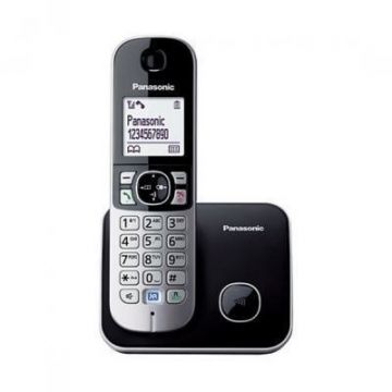 Panasonic Panasonic Telefon fara fir DECT Panasonic KX-TG6811FXB Negru/Gri (KX-TG6811FXB)