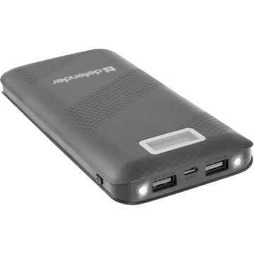 Acumulator extern Lavita 20000mAh 2x USB 2A + 1A Negru