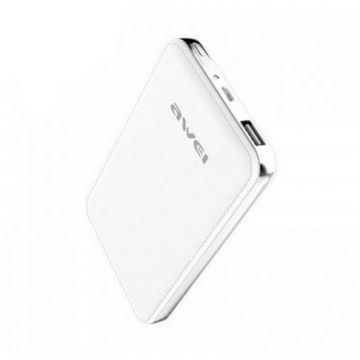 Acumulator extern MG-AWEP84K-01 10400mAh Leather Effect Alb Acumulator extern MG-AWEP84K-01 10400mAh Leather Effect Alb