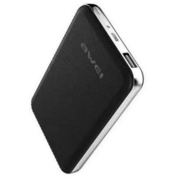 Acumulator extern MG-AWEP84K-02 10400mAh Leather Effect Negru Acumulator extern MG-AWEP84K-02 10400mAh Leather Effect Negru