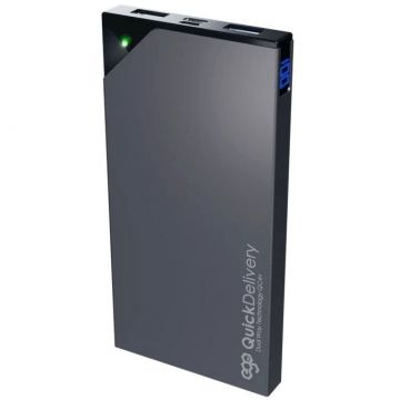 Acumulator extern PD-10F 10000mAh 25W Gri