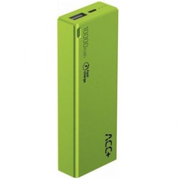 Acumulator extern THIN10000GR 10000mAh Green