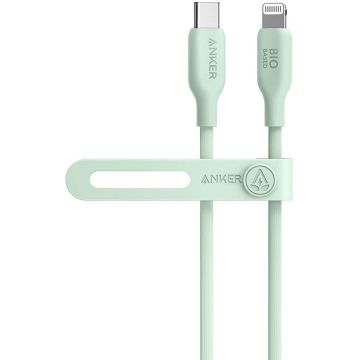 Anker Cablu Anker Bio 541 USB C, compatibil Apple, MFI, 0.91 metri, Verde