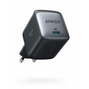 Anker Incarcator retea Anker Nano II 65W, USB-C, PowerIQ 3.0, GaN II, Negru