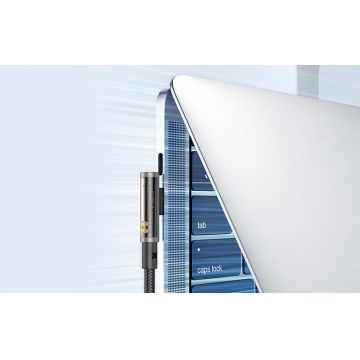 Cablu pentru incarcare si transfer date Mcdodo CA-3400, Prism USB-C/USB-C, 100W, 5A, 1.2m, Negru