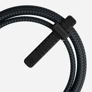 Cablu pentru incarcare si transfer de date NOMAD Kevlar USB/Lightning 1.5m Negru