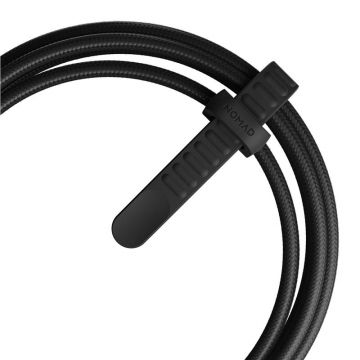 Cablu pentru incarcare si transfer de date NOMAD Sport USB/Lightning 2m Negru