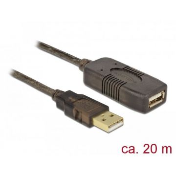 Delock Delock Cable USB 2.0 Extension active 20 m
