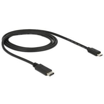 Delock Delock Cable USB Type-C™ 2.0 male > USB 2.0 type Micro-B male 1m black