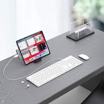 Hub multifuntional 4in1 Choetech Hub-M13 USB-C PD 60 W compatibil cu Apple iPad Pro, Gri