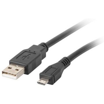 LANBERG Lanberg cable USB 2.0 micro AM-MBM5P 1.8m black