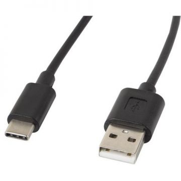 LANBERG Lanberg cable USB 2.0 Type-C(M)-AM 1.8m black