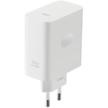 OnePlus Incarcator Retea USB OnePlus GaN, Quick Charge, Quick Charge, 80W, 1 x USB Type-C, Alb 5461100248