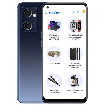 Resigilat - Telefon mobil OPPO Reno7 5G, 256GB, 8GB RAM, Dual-SIM, Starry Black