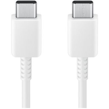 Samsung Cablu de date Samsung, USB Type-C & USB Type-C, lungime 1.8 m, max. 3A USB 2.0, Alb