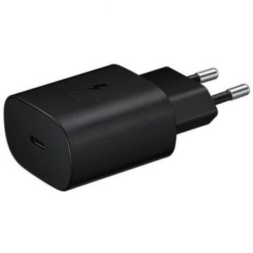 Samsung Incarcator retea Samsung GP-PTU021SOABQ, EP-TA800EBE, Fast Charging, 25W, USB Type-C, Bulk (Negru)