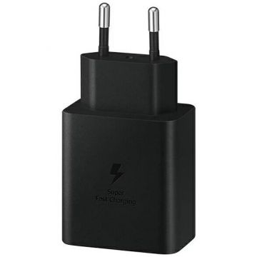 Samsung Incarcator retea Samsung Super fast charger, USB Type-C, negru