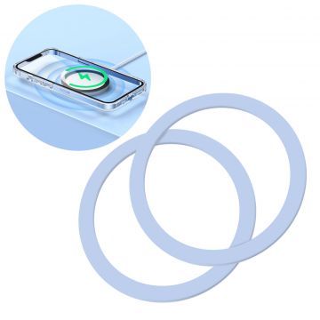 Set 2 adaptoare Joyroom Metal Magnetic compatibil cu functia MagSafe, Albastru