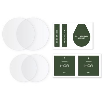 Set 2 folii protectie HOFI Hydrogel Pro compatibila cu Apple AirTag Clear