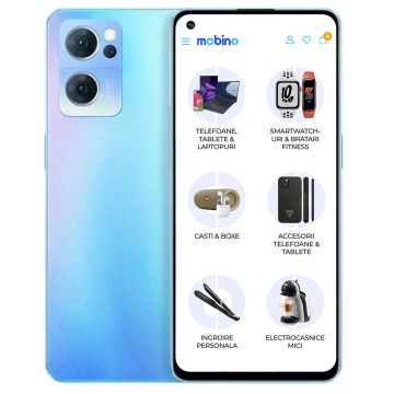 Telefon mobil Oppo Find X5 Lite, 5G, 256 GB, 8 GB RAM, Dual-SIM, Albastru Startrails