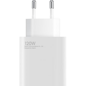 Xiaomi Incarcator Retea cu cablu USB Type-C Xiaomi Combo, Quick Charge, 120W, 1 X USB, Alb BHR6034EU