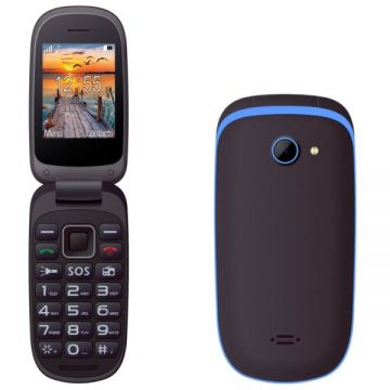 Telefon Maxcom MM818 Dual SIM black blue