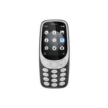 Telefon Nokia 3310 (2017) Dual SIM 3G charcoal RESIGILAT
