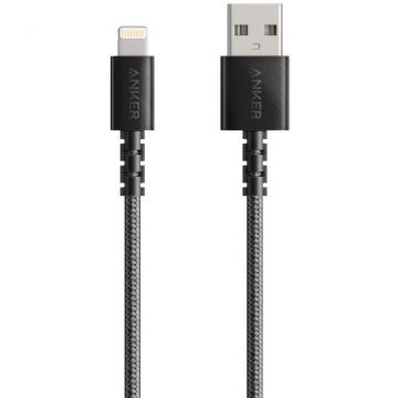 Anker Cablu Anker PowerLine Select+ Lightning USB Apple official MFi 0.91m negru