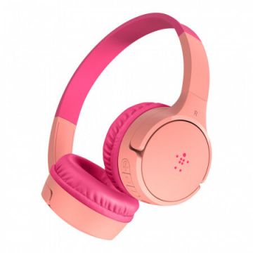 Casti Bluetooth Soundform Mini Pentru Copii Roz Casti Bluetooth Soundform Mini Pentru Copii Roz