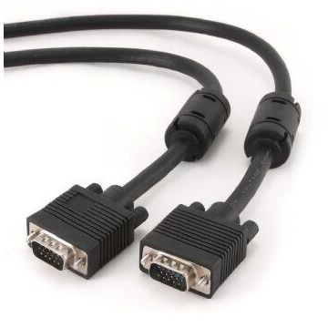 GEMBIRD Cablu VGA (T) la VGA (M), 3m, dublu ecranat, negru