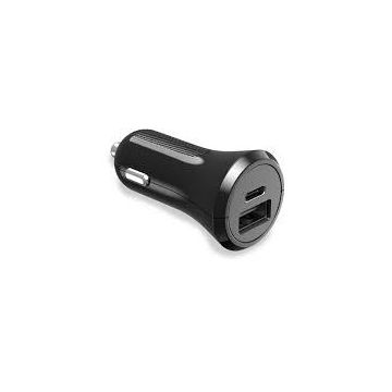 Incarcator Auto 15.5W 2xusb 1x Type C LXCRCR15W Negru