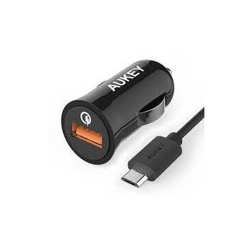 Incarcator Auto Smart USB Aukey CC T5 Negru