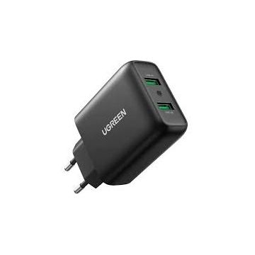 Incarcator Retea CD161 Quick Charge 36W 2 x USB 5V/3A Negru Incarcator Retea CD161 Quick Charge 36W 2 x USB 5V/3A Negru