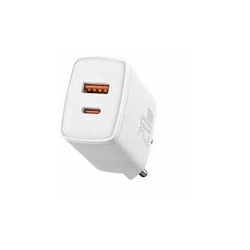 Incarcator Retea Compact Quick Charger 20W USB-C USB PD 3.0 Alb