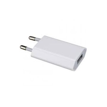 Incarcator Retea Compatibil Cu iPhone MD813ZM/A Usb-Power Adapter A1400 5W Quick Bulk Alb