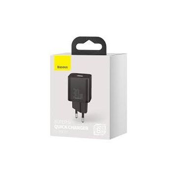 Incarcator Retea Super Si Quick Charger 1C 30W USB-C Negru