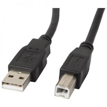 LANBERG Lanberg cable USB 2.0 AM-BM with ferrite 5m black