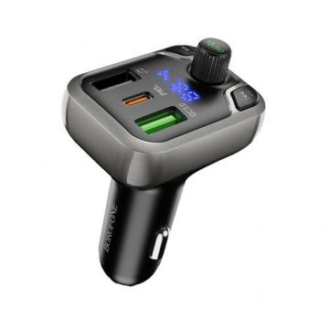 Modulator FM Borofone BC38 Flash Energy Black, MP3, 20W, USB, microSD, Bluetooth