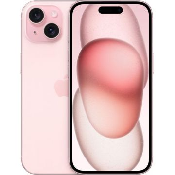 Smartphone Apple iPhone 15, 128GB, 5G, Pink