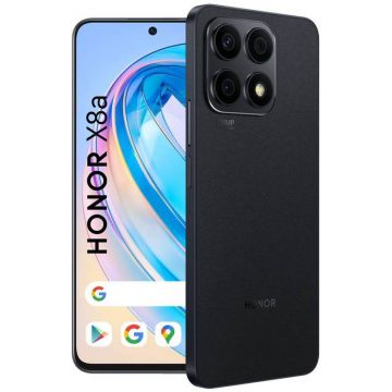 Smartphone Honor X8a, 128GB, 6GB RAM, Dual SIM, 4G, 4-camere, Midnight Black
