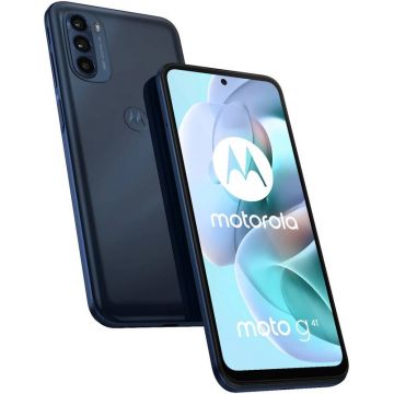 Smartphone Motorola Moto G41, display OLED, 128GB, 4GB RAM, Dual SIM, 4G, 4-Camere, baterie 5000 mAh, incarcare rapida TurboPower 30, Meteorite Black Smartphone Motorola Moto G41, display OLED, 128GB, 4GB RAM, Dual SIM, 4G, 4-Camere, baterie 5000 mAh, incarcare rapida TurboPower 30, Meteorite Black