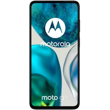 Smartphone Motorola Moto G52, OLED 90Hz, Snapdragon, 128GB, 6GB RAM, Dual SIM, 4G, Camera 50 MPX, Baterie 5000 mAh, incarcare rapida TurboPower, Charcoal Grey