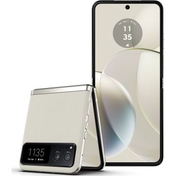 Smartphone Motorola Razr 40, 256GB, 8GB RAM, Dual SIM, 5G, Tri-Camera, Vanilla Cream